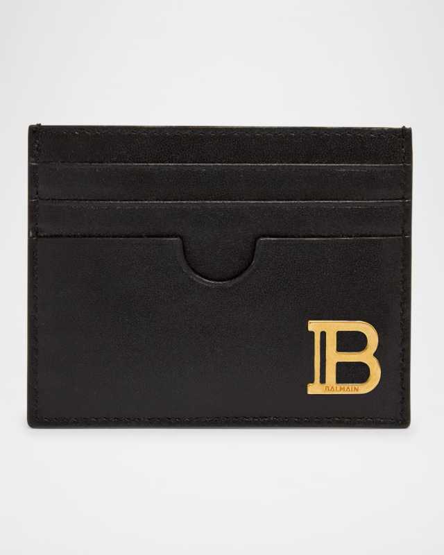 B Buzz Card Holder in Calfskin